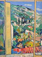 Large Peter Coker Landscape Painting, 47H - Sold for $4,480 on 05-18-2024 (Lot 363).jpg